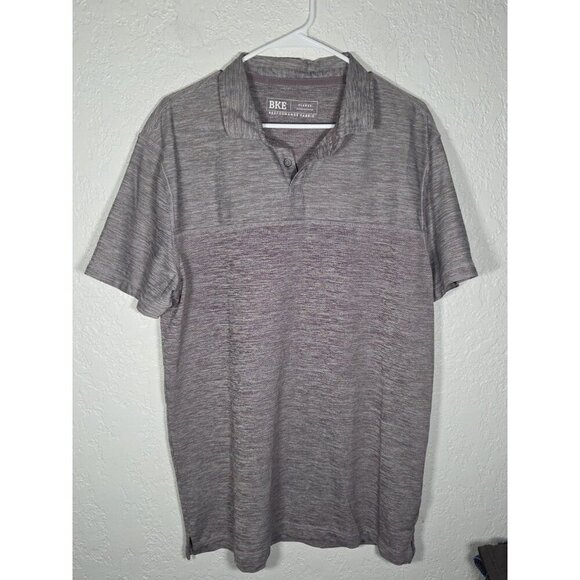 Mens BKE Performance Fabric Polo Shirt Extra Large Short Sleeve - Picture 1 of 4